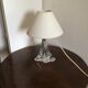 Crystal foot bedside lamp