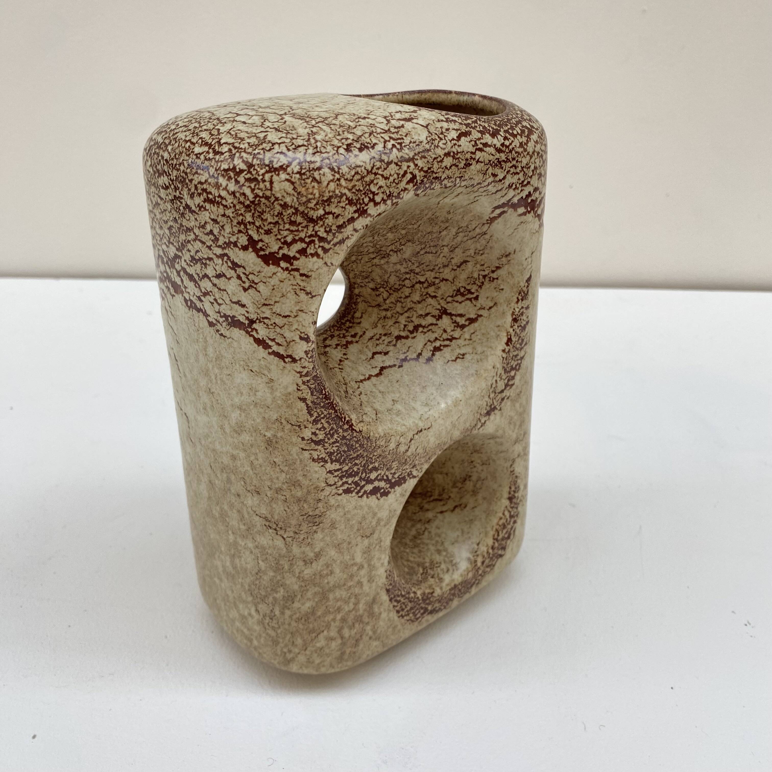 Italian ceramic vase Roberto Rigon for Bertoncello