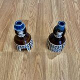 Pair of candlesticks signature "Scandinavian Design 1950".