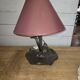 Lampe art déco en étain des années 1930