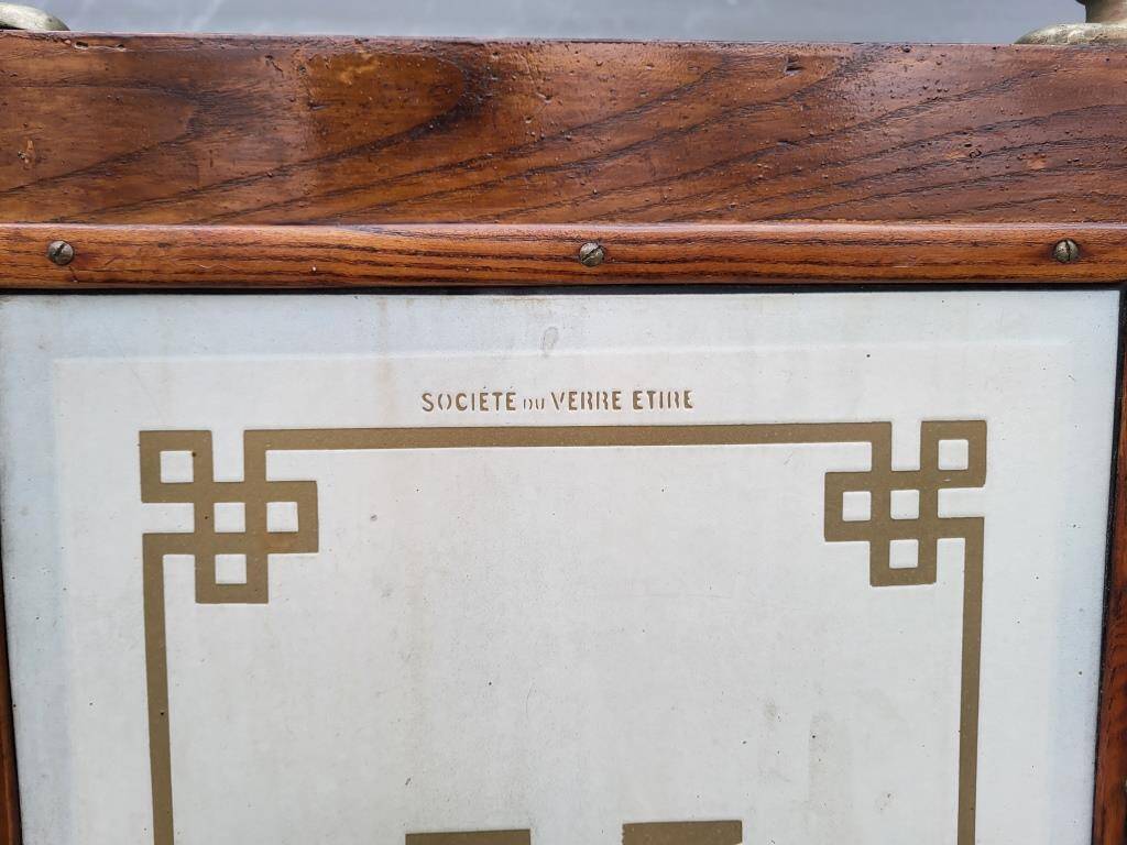 Sprague Metropolitan Parisian bench 1920 with hat rack