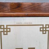 Sprague Metropolitan Parisian bench 1920 with hat rack