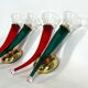 Vintage Pair of Murano glass sconces signed by VeArt, Italy 1970s