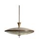 Chandelier italien du milieu du siècle dans le style de Pietro Chiesa, années 50.