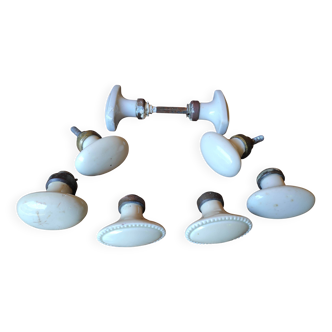 Porcelain handles - Set of 4