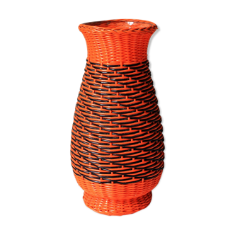 Vase fils scoubidou vintage