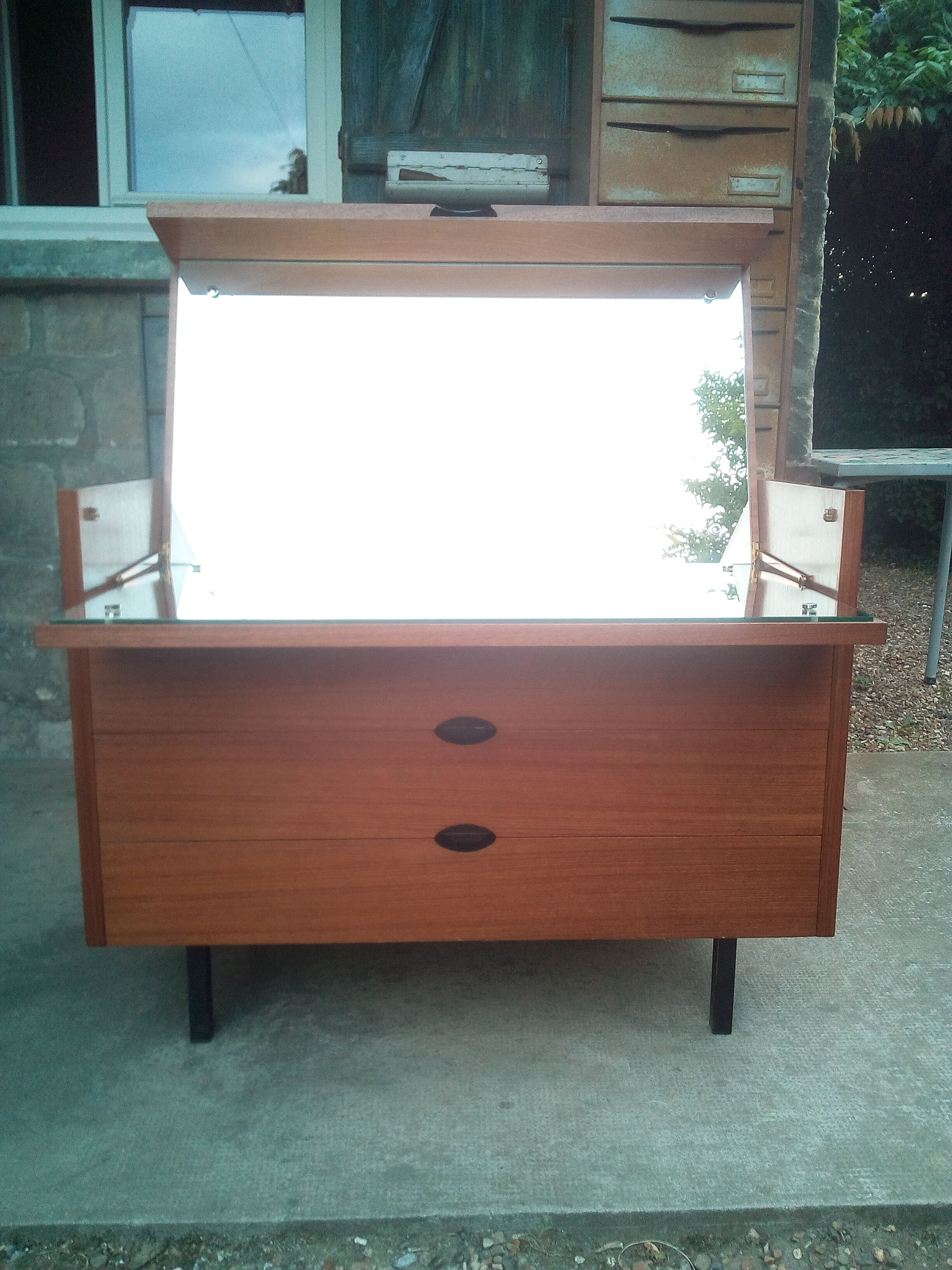 Coiffeuse par Joseph André Motte pour Charron