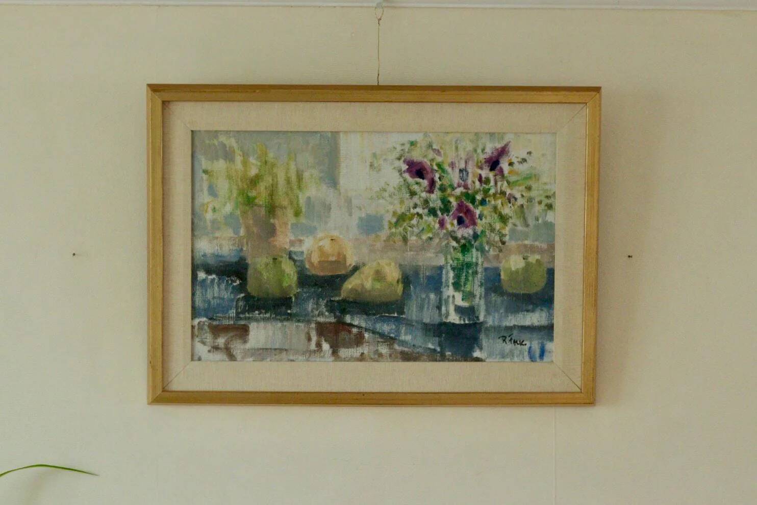 Nature morte aux fleurs violettes de Ragnar Falk