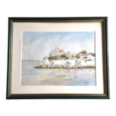 Aquarelle estuaire de la Gironde