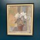Huile sur toile originale suédoise – « Fleurs dans un pot » par Billi Danielsson