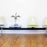Eames 3-seater bench Vitra Edition 1970 Fiberglass
