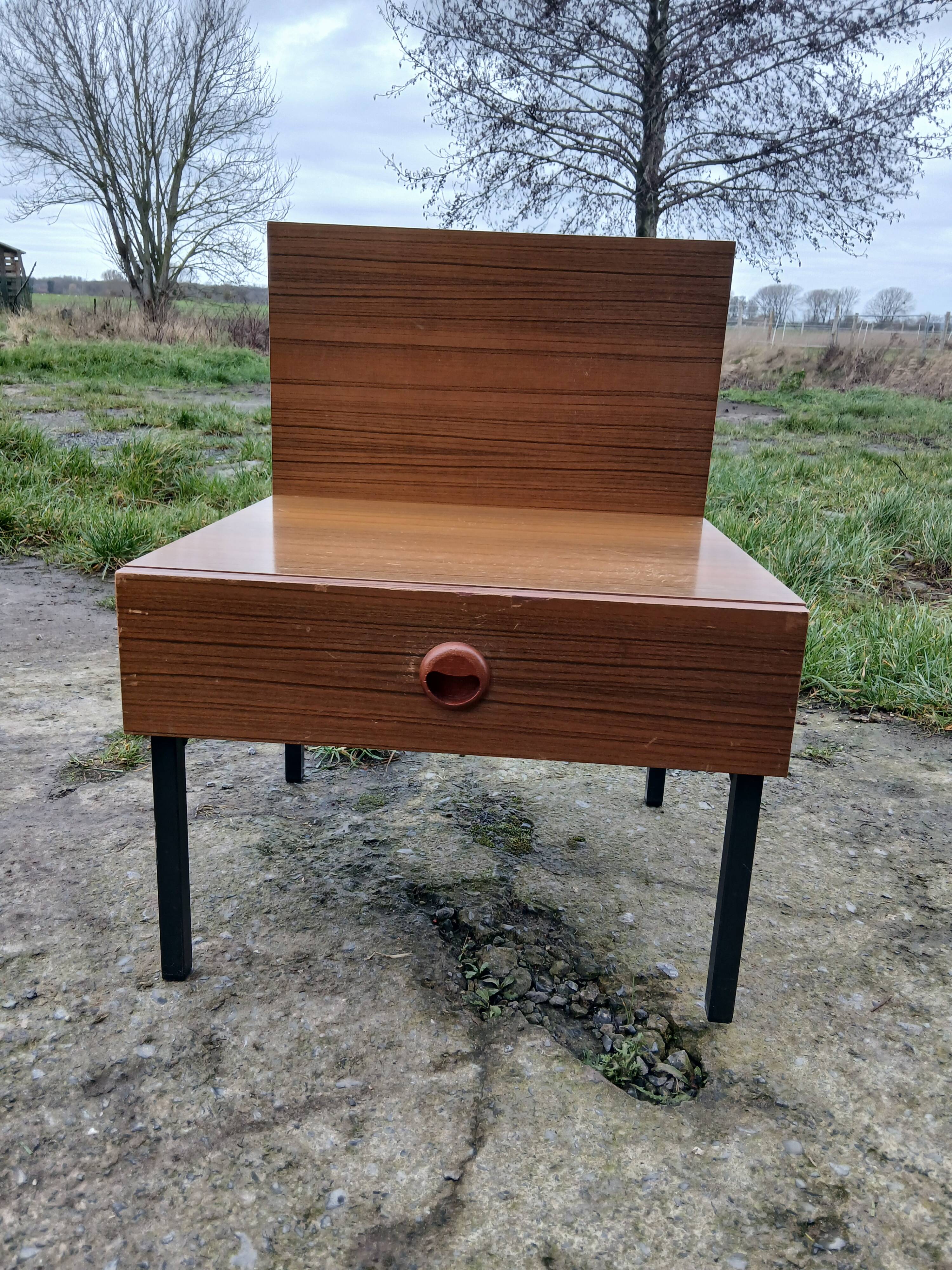 Vintage bedside table