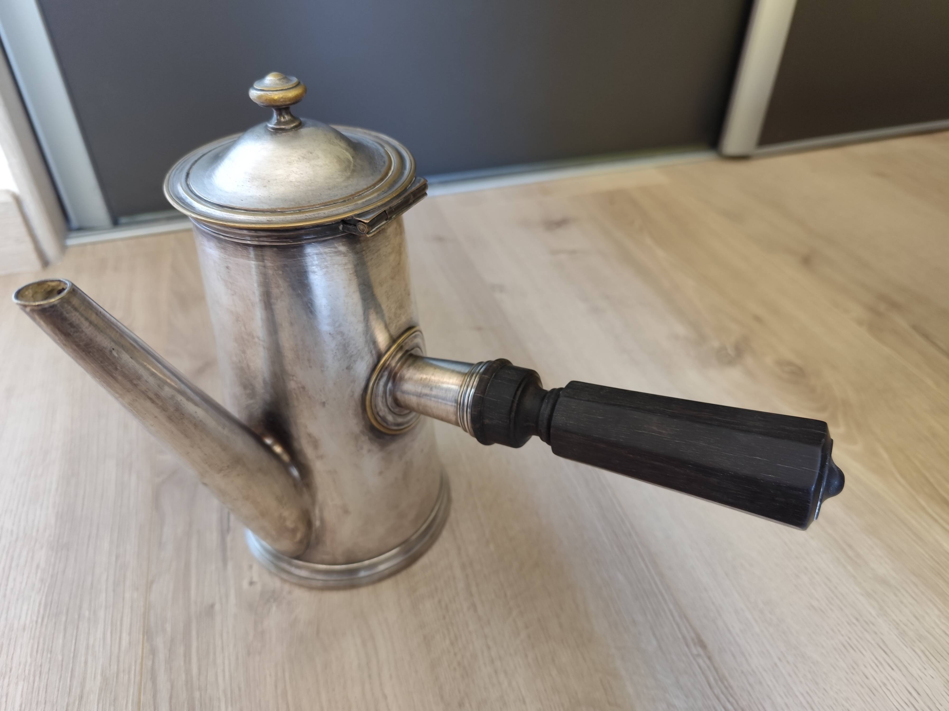 Chocolatière Cafetière ancienne CHRISTOFLE Métal argenté