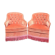 Duo de fauteuils crapauds