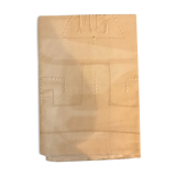 Drap ancien brodé.monogramme brodé MG 219 x 350