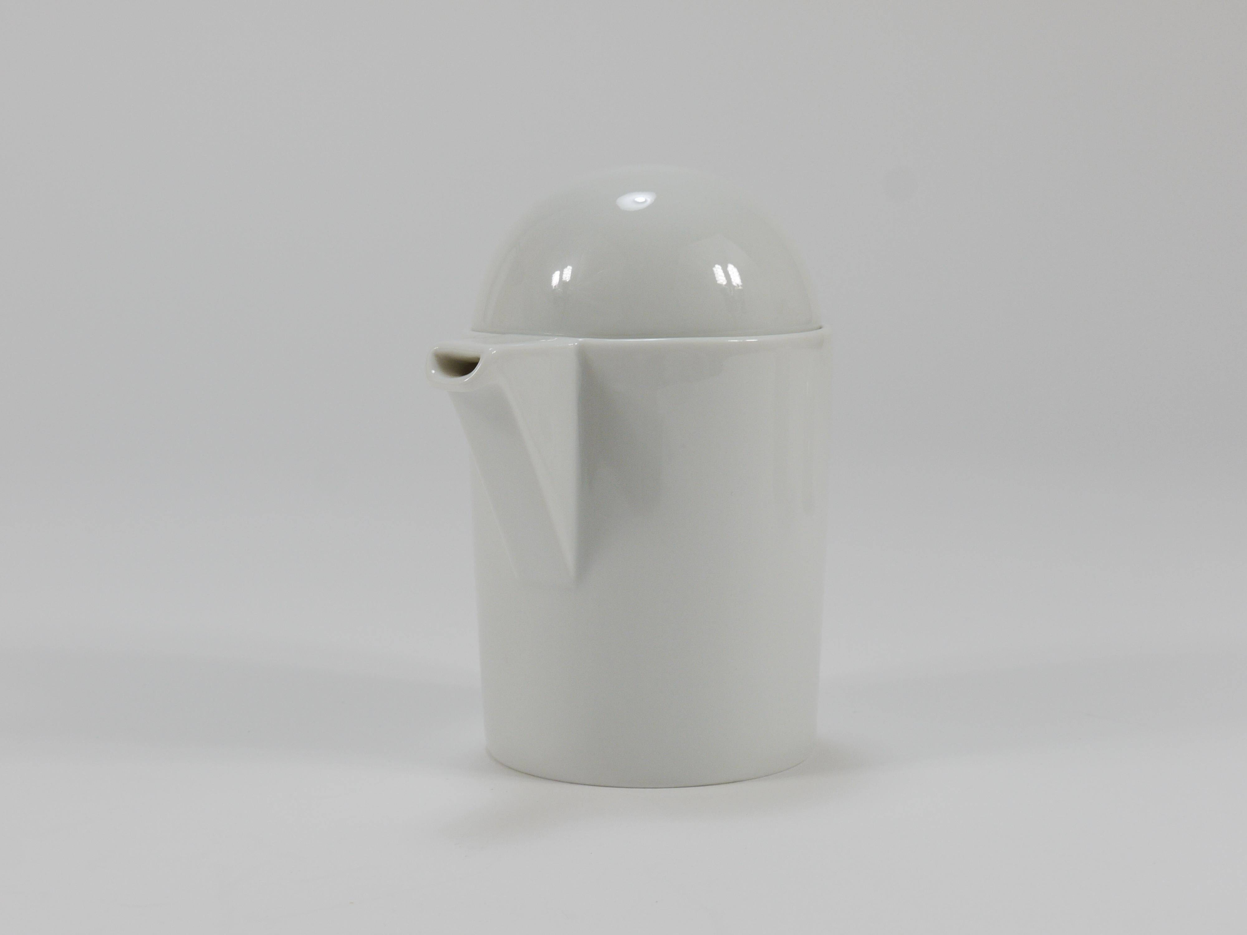 Sugar bowl and creamer postmodern Cupola by Mario Bellini for Rosenthal studio-line