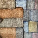 Post cubist painting "Long-haired Naked" HST Signed 1958/59