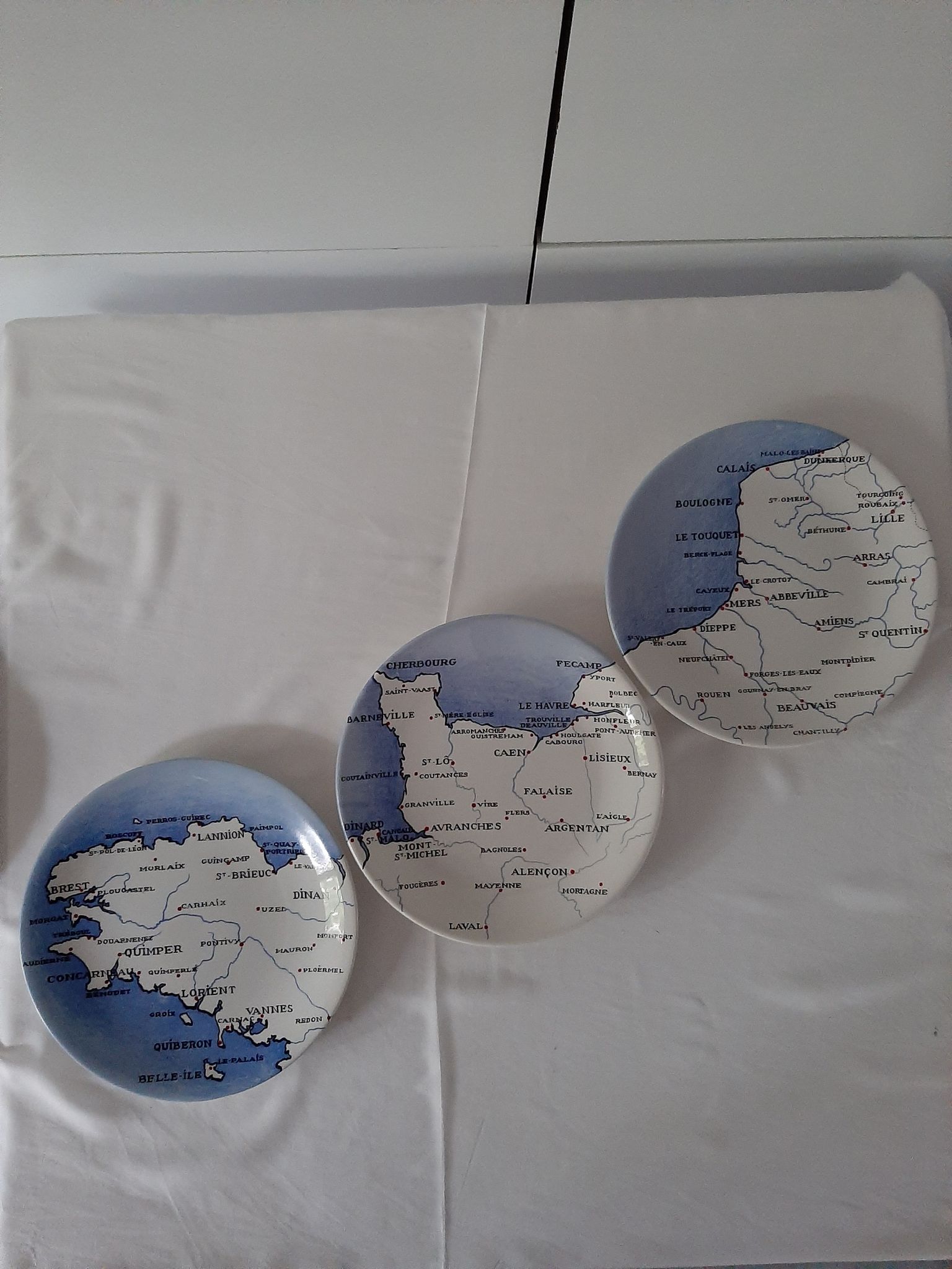 Plates Côtes de France Primavera Colette Gueden KG Lunéville