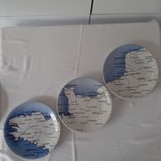 Plates Côtes de France Primavera Colette Gueden KG Lunéville