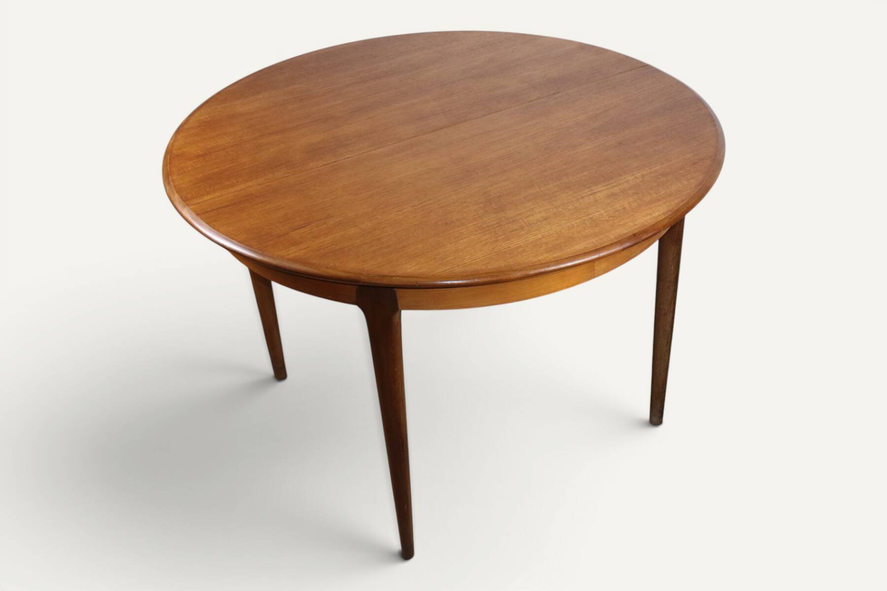 Scandinavian extendable dining table in teak - 1960s