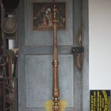 Florentine gilded wood floor lamp, floor lamp with lampshade