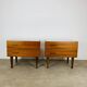 Pair of Scandinavian teak bedside tables, 1960s