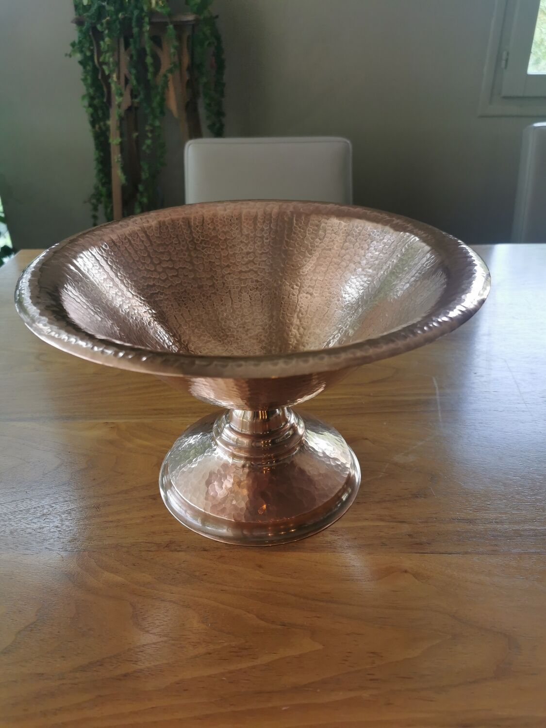 Art deco copper cup