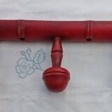 Weathered wood coat rack