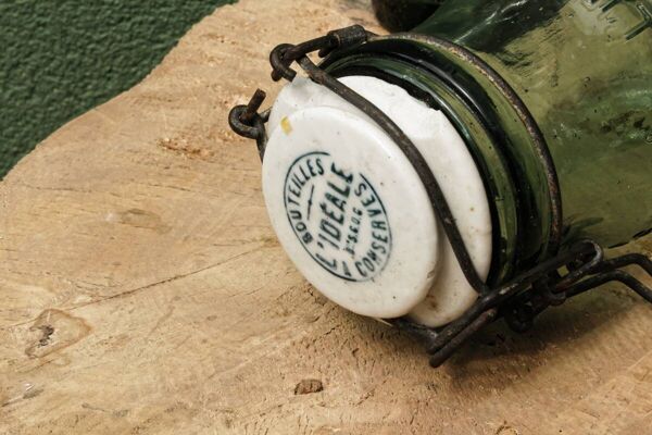 Lot de 4 bouteilles de conserve en verre L'idéal