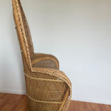 Fauteuil Emmanuelle en rotin
