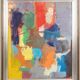Original Swedish Oil on Panel – Conversations by Rolf Ostermann – Dated 199