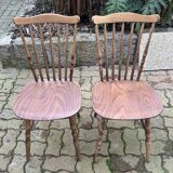 Pair of Baumann, Tacoma, vintage chairs, 1960s