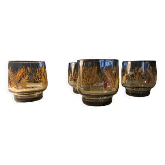 4 verres à eau arcopal