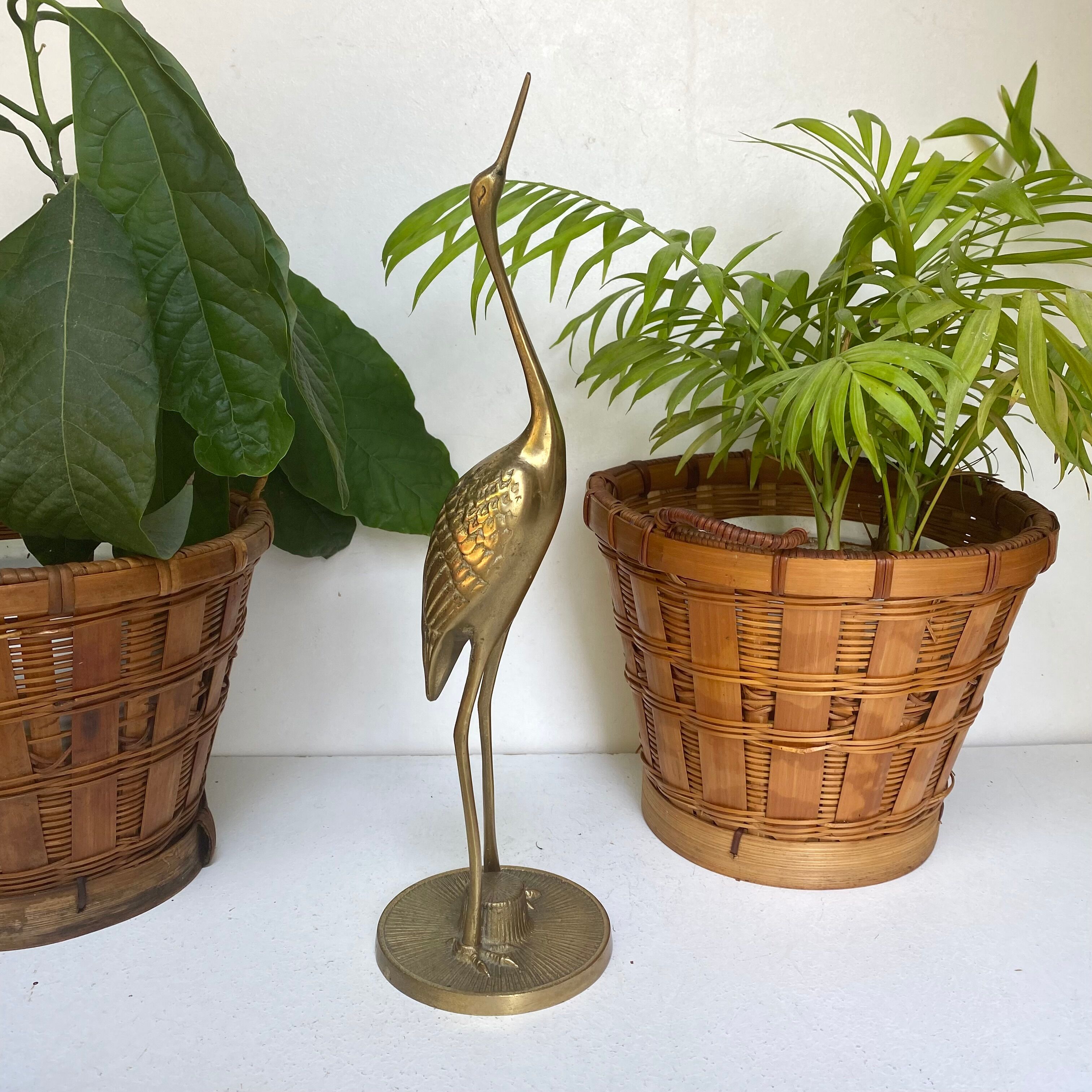 Oiseau en laiton vintage