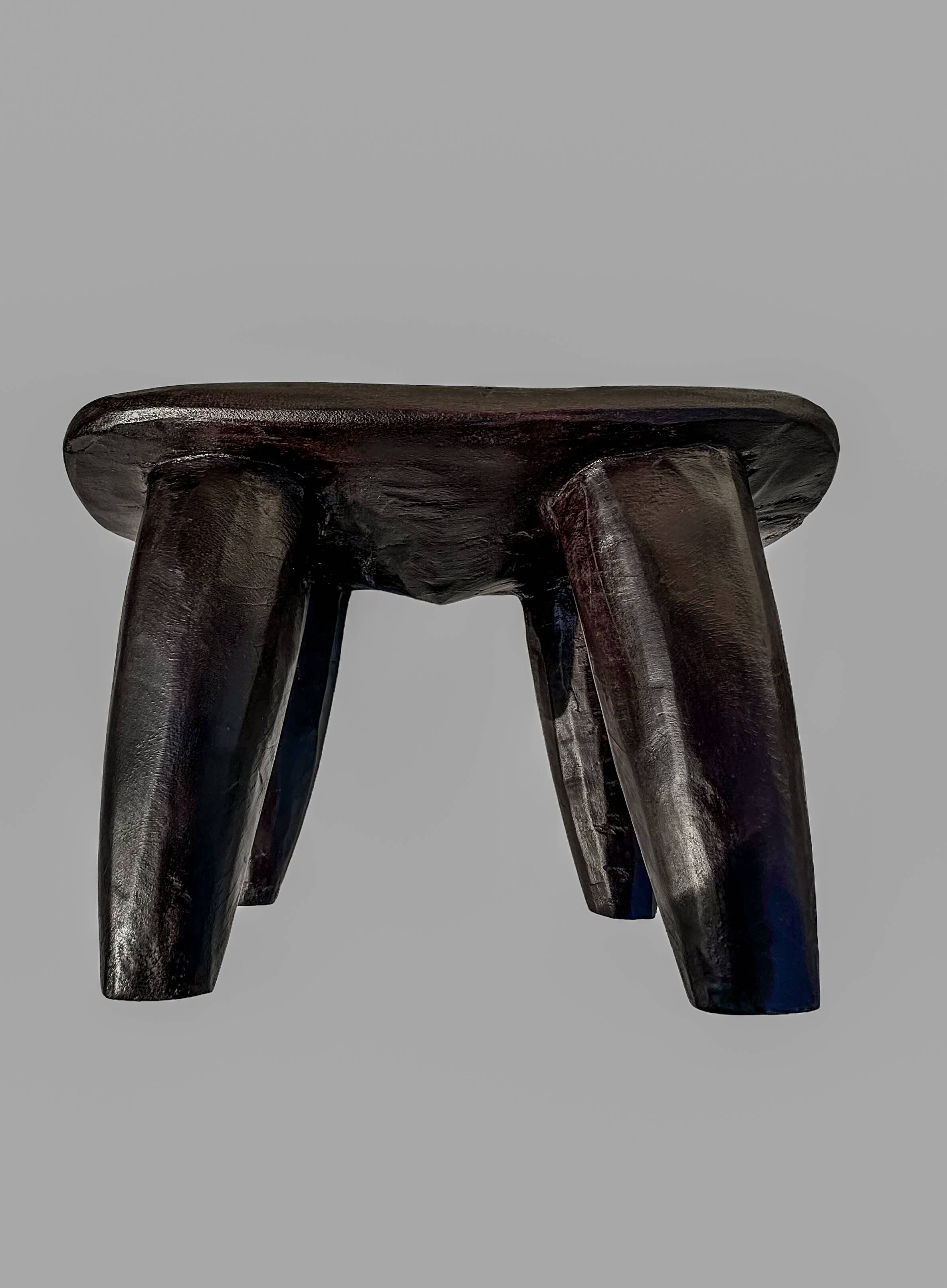 Senoufo Stool N1 "in solid wood | hand-carved | Authentic Piece