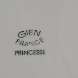 Gien model Princess Diam hollow round dish 29.5 cm