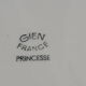 Gien model Princess Diam hollow round dish 29.5 cm