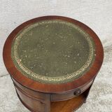 Bookcase pedestal table rotating table 3 drawers
