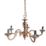 Brass chandelier