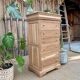 Solid wood chest of drawers