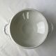 White porcelain soup bowl