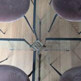 Peter Ghyczy designer dining table oval 170×130 for 4-6, up to 8 people.