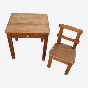 Children's desk and chair