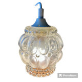 Vintage bubble glass pendant lamp