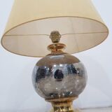 Silver-gold lamp, Italy, 1960s.