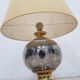 Silver-gold lamp, Italy, 1960s.