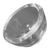 Vintage antique glass half-sphere ashtray