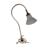 Art deco swan neck lamp