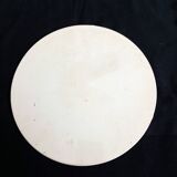 Old painted earthenware coaster decoration boats XXth