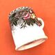 Antique Opaque Earthenware Coffee Cup Utzschneider & Cie Sarreguemines